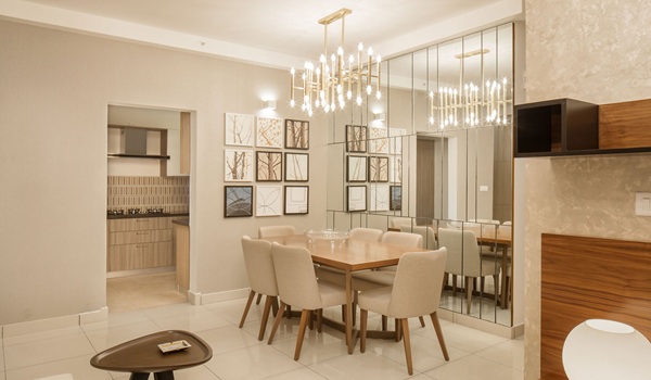 Purva Brookshire dining area, Hennur Main Road