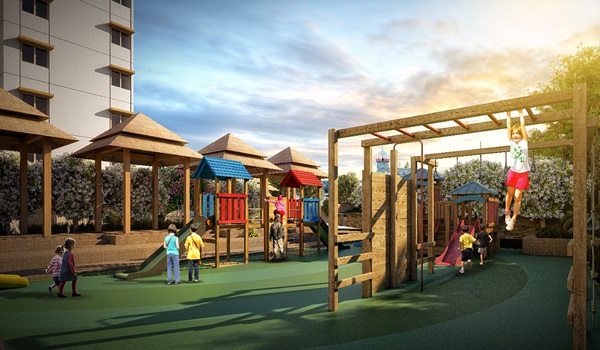 Purva Brookshire kids play area, Hennur Main Road