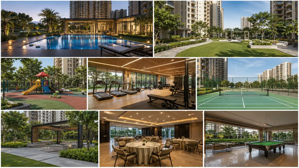 Amenities at Purva Brookshire, Hennur Main Road, North Bangalore